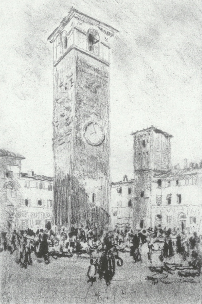 Joseph Pannel, La Torre di Berta, 1904, Firenze