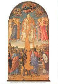 Matteo di Giovanni, 1487, tavola centrale con l’Assunzione della Madonna