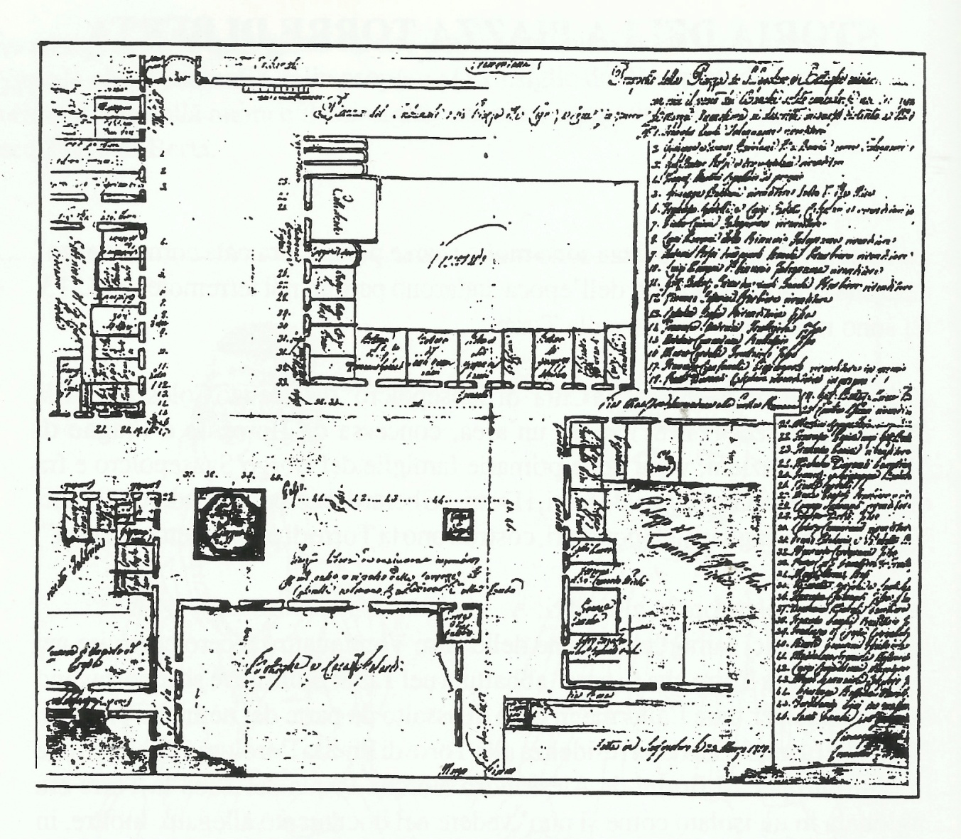 Piantina Piazza Torre di Berta